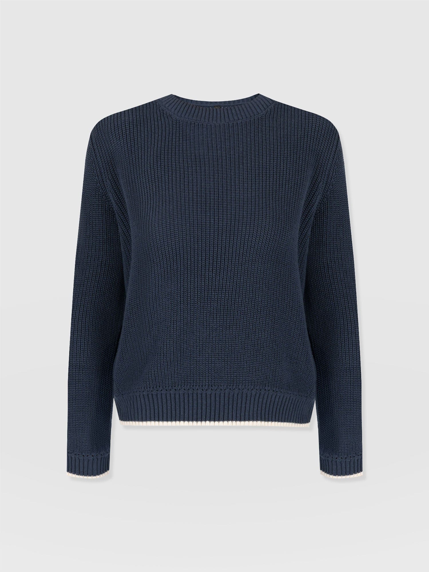 Remy Crop Sweater Navy - Women's Sweaters | Saint + Sofia® US